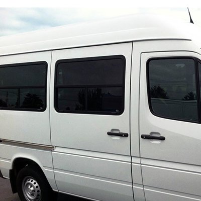 small van with windows